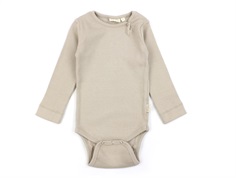 Petit Piao simply taupe bodysuit